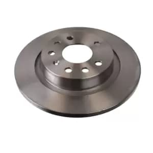 Image of Blue Print Pair of Solid Painted Brake Disc Rotor ADA104336 fits REAR