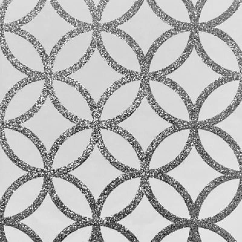 Image of Arthouse Arthouse Sequin White Silver Wallpaper