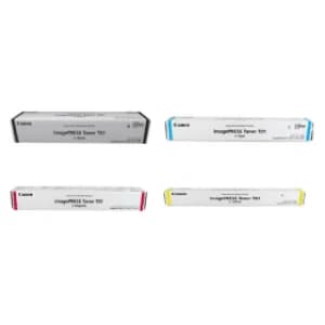 Image of Canon T01 Black and Tri Colour Laser Toner Ink Cartridge