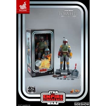 Image of Hot Toys Movie Masterpiece - 1/6 Scale Fully Poseable Figure: Star Wars Episode V The Empire Strikes Back - Boba Fett