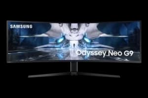 Image of Samsung Odyssey Neo G9 49" S49AG950 Quad HD Curved QLED Gaming Monitor