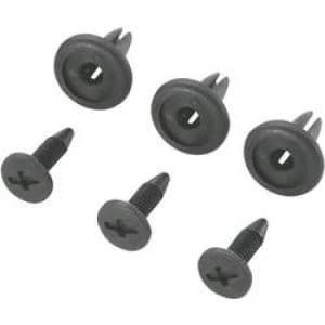 Image of Expanding rivet Hole 6.3mm Black KSS SRR 614