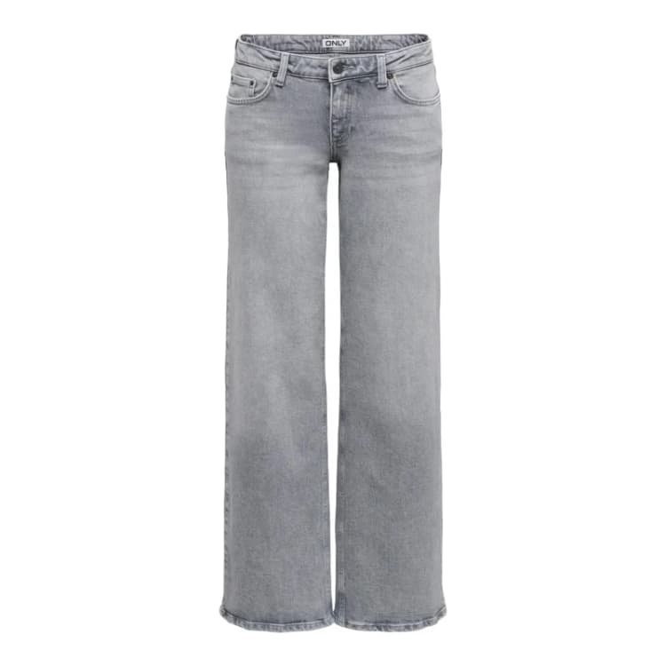Image of Only Womens wide leg jeans Only Juicy Gris Female 29x30