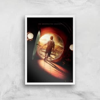 Image of The Hobbit: An Unexpected Journey Giclee Art Print - A2 - White Frame