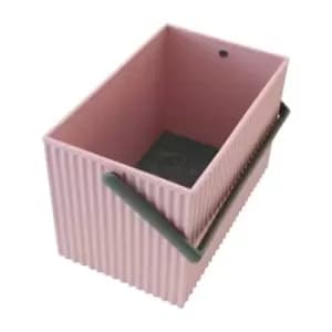 Image of Hachiman Omnioffre Stacking Storage Box Medium Rose - Pink