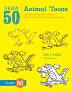 Image of draw 50 animal toons the step by step way to draw dogs cats birds fish and
