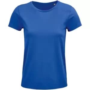 Image of SOLS Womens/Ladies Crusader Organic T-Shirt (XL) (Royal Blue)