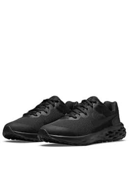 Image of Nike Junior Revolution 6 - Black, Size 4