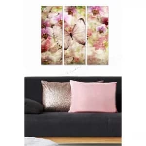Image of MDF1018809 Multicolor Decorative MDF Painting (3 Pieces)