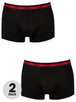 Image of Hugo Boss 2 Pack Boxer Trunks Black Size L Men