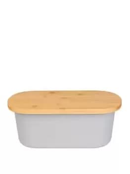 Image of Salter Earth Bread Bin With Bamboo Lid