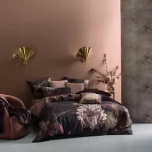 Image of Neve Dark Floral Duvet Cover Set Plum