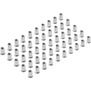 Image of Draper Zinc Plated Threaded Insert Rivet Nuts M10 Thread Pack of 50