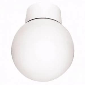 Image of Eterna 60W Opal Glass Bathroom Globe Ceiling Light