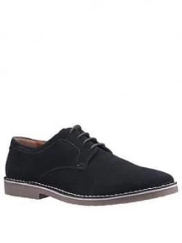 Image of Hush Puppies Archie Desert Shoes - Navy, Size 10, Men