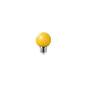 Image of 4W Yellow LED Golf Ball Modern Coloured Light Bulb E27