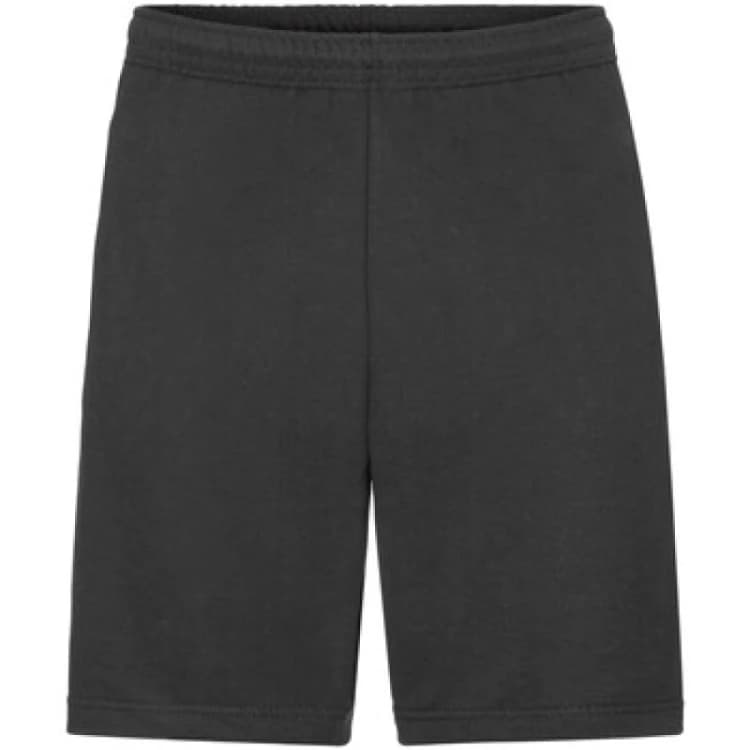 Image of Fruit Of The Loom Fruit of the Loom Men Lightweight Shorts in Black Size: 2X-large Black XXL Male 5063652801819