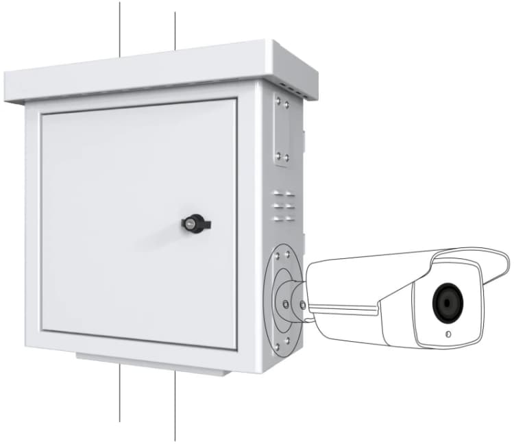 Image of Lanview RCCTV001 rack cabinet 0U White