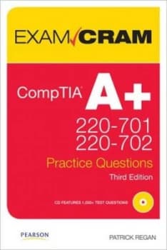 Image of Comptia A+ Practice Questions by Patrick Regan Book