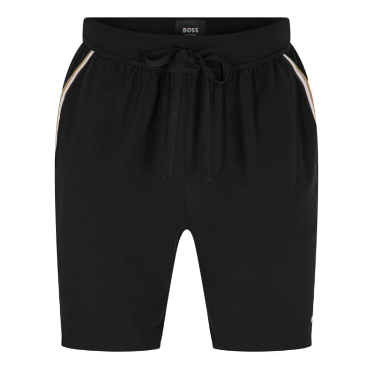 Image of Boss Mens Unique Relaxed Shorts Black male L