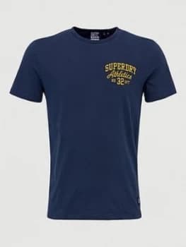 Image of Superdry Superstate T-Shirt, Navy, Size 3XL, Men