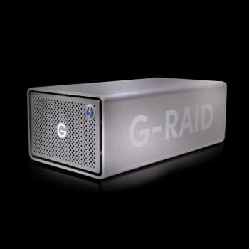 Image of SanDisk Professional 8TB G-RAID 2 SPACE, Grey, 2-bay Storage System - SDPH62H-008T-MBAAD