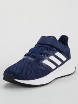 Image of Adidas Runfalcon Childrens Trainers - Dark Blue