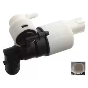 Image of Washer Pump for windscreen washing system 103391 by Febi Bilstein