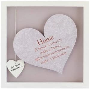 Image of Said with Sentiment Square Heart Frames Home
