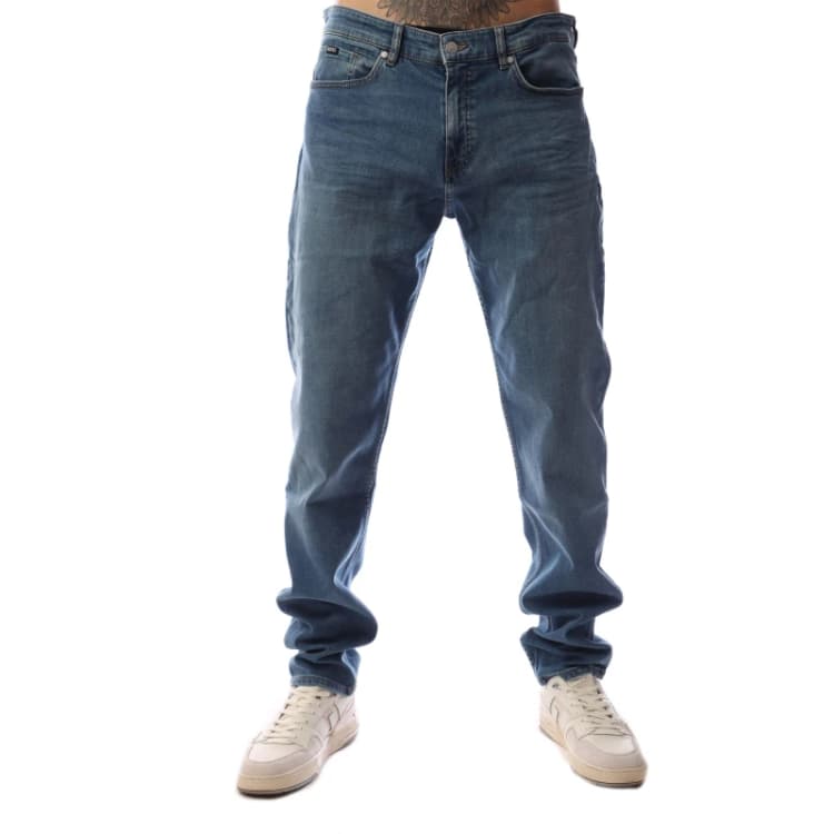 Image of Boss H-Re.Maine Slim-Fit Jeans Turquoise male 34XL