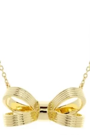 Image of Ted Baker Ladies Gold Plated Oppela Mini Opulent Bow Necklace TBJ1573-02-03
