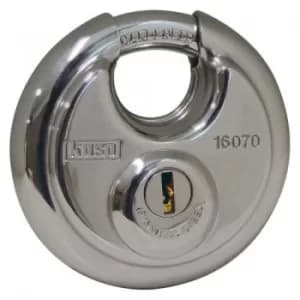 Image of Kasp 160 Series Disc Padlock Keyed Alike 70mm Standard 60701