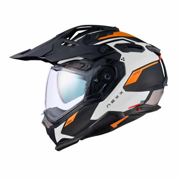 Image of Nexx X.WED3 Keyo White Orange Matt Adventure Helmet Size L
