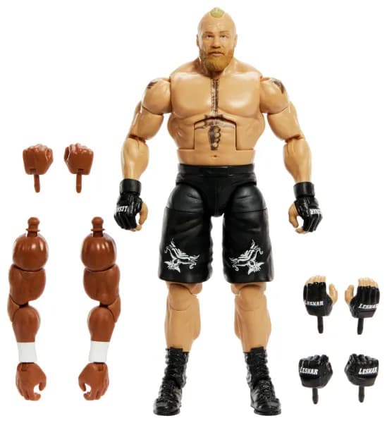 Image of WWE Elite Collection Premium Live Event Brock Lesnar Figure