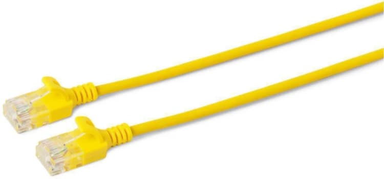 Image of Microconnect V-UTP60015Y-SLIM networking cable Yellow 0.15 m Cat6 U/UT