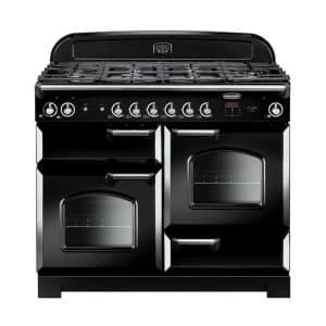 Image of Rangemaster CLA110DFFBLC 116780 110cm CLASSIC DF Range Cooker BlackChrome