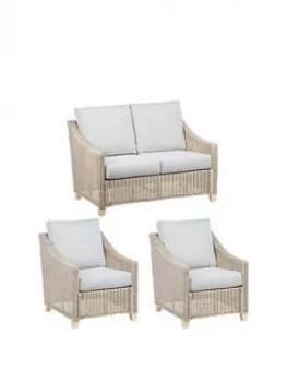 Image of Desser Dijon Natural Conservatory Suite (Sofa and Two Chairs)