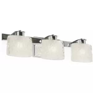 Image of Loops - IP44 3 Bulb Wall Light Sconce Polished Chrome LED G9 3.5W Bulb d02341