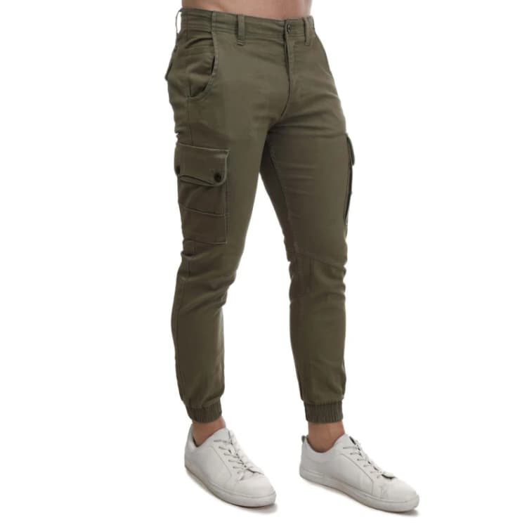 Image of Jack and Jones Paul Warner Cargo Pants - Green Green M