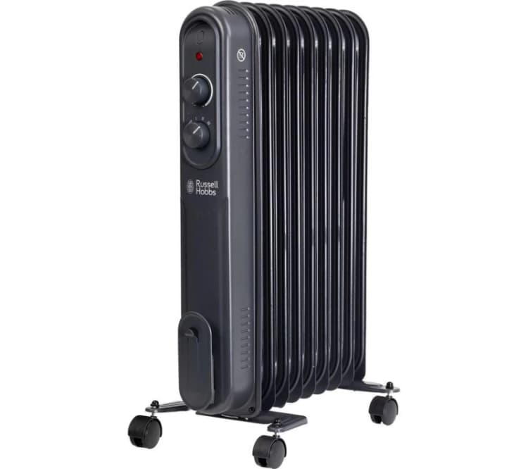 Image of Russell Hobbs 9 Fin RHOFR9004A Oil Filled Radiator 2000W - Anthracite