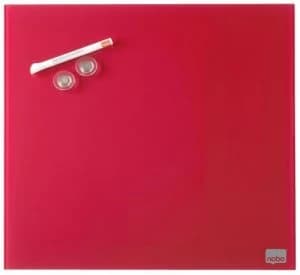 Image of Nobo Diamond Drywipe Board Magnetic 300x300mm Red