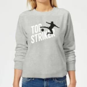 Image of Top Striker Womens Sweatshirt - Grey - 3XL