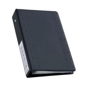 Image of Durable CD Index Ring Binder Charcoal with 10 Polypropylene Wallets