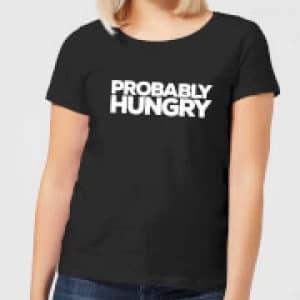 Image of Probably Hungry Womens T-Shirt - Black - 3XL - Black