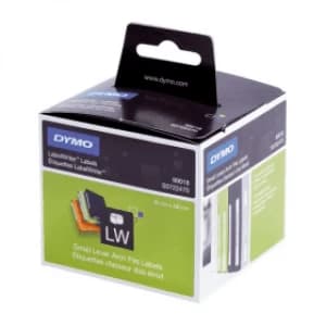 Image of Dymo 99018 ( S0722470 ) Original Small Lever Arch Labels 190mm x 38mm