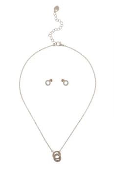 Image of Lipsy Jewellery 2 Pack Earrings & Necklace Set JEWEL 8700
