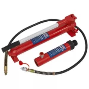 Image of Sealey 610/45 Push RAM with Pump & Hose Assembly - 10tonne