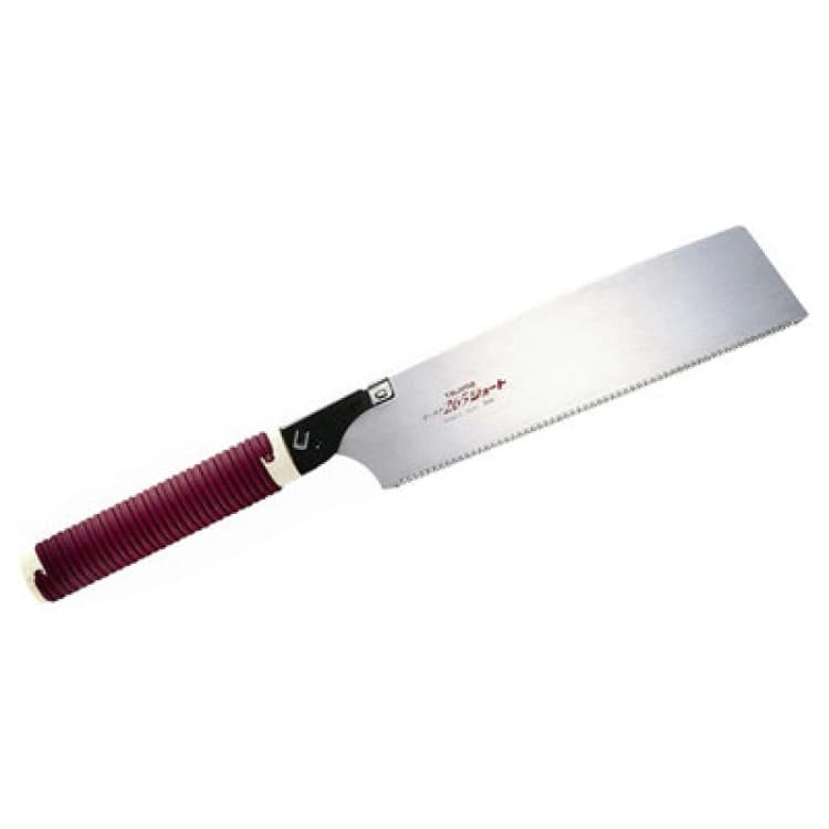 Image of Tajima Japanese Pull Saw Traditional Short Rattan Straight Handle TAJPR265ST Length: 10" 1/2" / 265mm