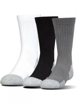 Image of Urban Armor Gear Mens Heatgear Tech Crew 3 Pack Socks Slate