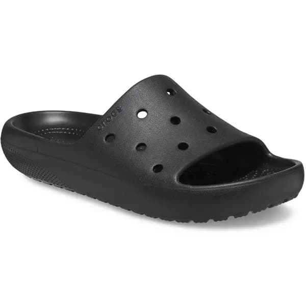 Image of Crocs Mens Classic Lightweight Sliders UK Size 6 (EU 39-40) Black CRC489-BLACK-6